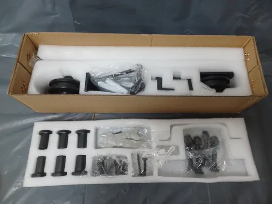 BOXED SLIDING BARN DOOR HARDWARE KIT