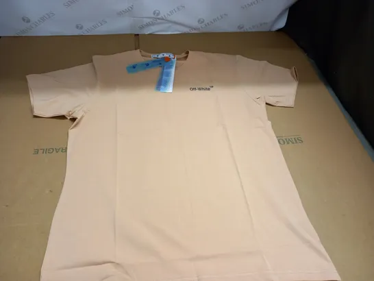 OFF WHITE BEIGE T-SHIRT - XXL