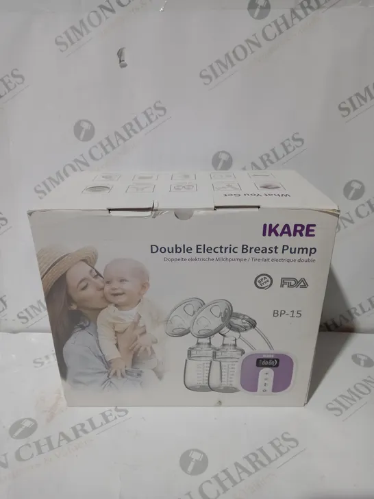 SEALED IKARE DOUBLE ELETEIC BREAST PUMP BP-15