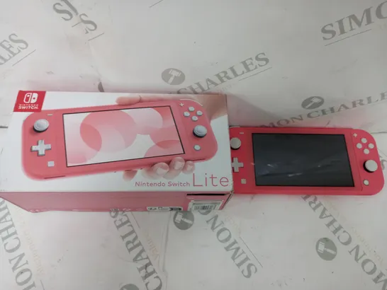 BOXED NINTENDO SWITCH LITE IN PINK