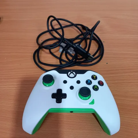 PDP NEON WHITE WIRED XBOX CONTROLLER