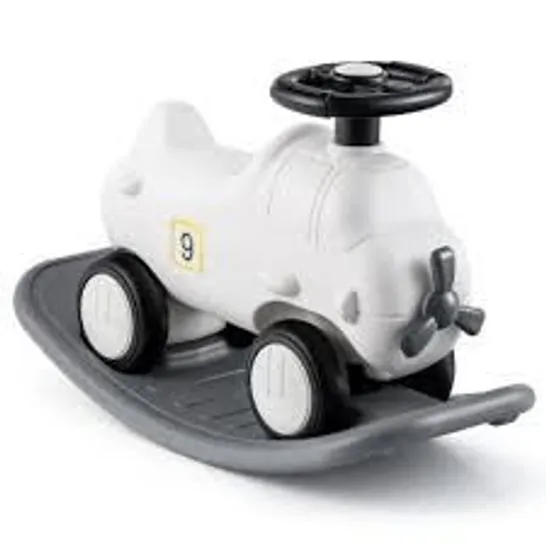 BOXED COSTWAY 3-IN-1 ROCKING HORSE AND SLIDING CAR WITH DETACHABLE BALANCE BOARD