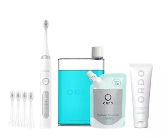 ORDO SONIC+ TOOTHBRUSH & ORAL CARE BUNDLE ROSE GOLD