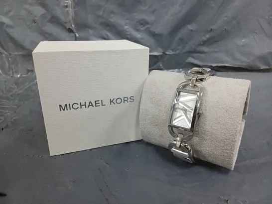 MICHAEL KORS MK EMPIRE THREE-HAND STAINLESS STEEL WATCH