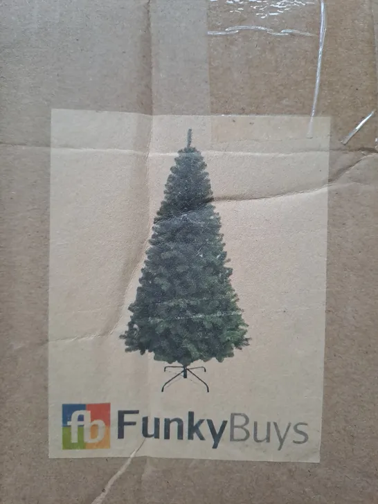 BOXED FUNKY BU7S 7FT ARTIFICIAL DECORATIVE COLORADO CHRISTMAS TREE