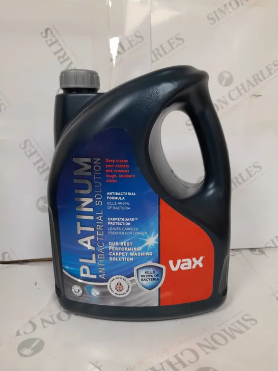 BOXED VAX PLATINUM ANTI BAC 4L SOLUTION  RRP £44