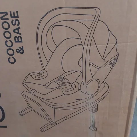 BOXED ICANDY COCOON CAR SEAT & BASE - LATTE 