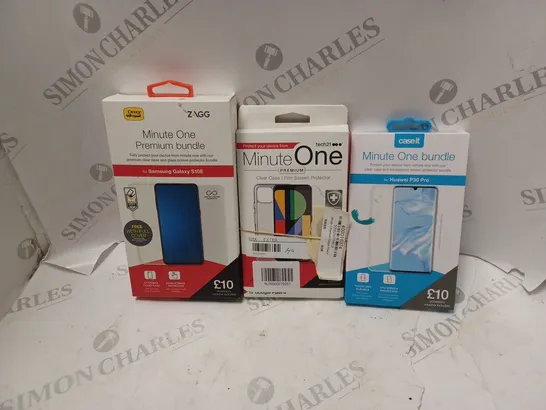 BOX OF ASSORTED PHONE ITEMS TO INCLUDE PHONE CASES