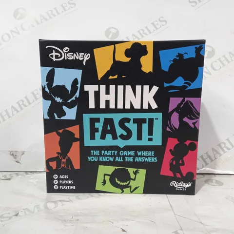 RIDLEY'S GAMES DISNEY THINK FAST PARTY GAME