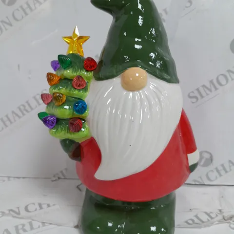 MR CHRISTMAS 10" NOSTALGIC LIGHT UP GNOME