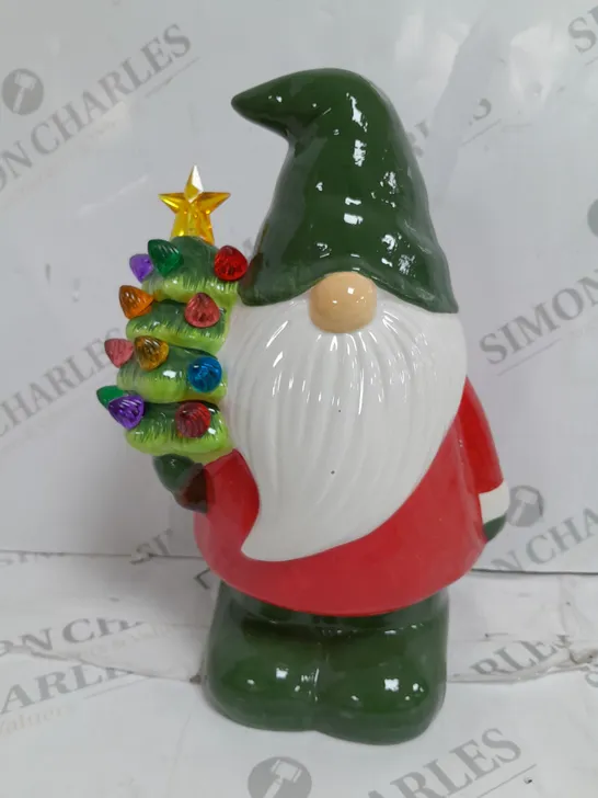 MR CHRISTMAS 10" NOSTALGIC LIGHT UP GNOME