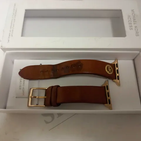 MICHAEL KORS LEATHER STRAP FOR APPLE WATCH