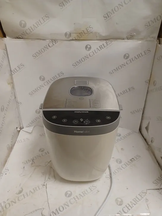 MORPHY RICHARDS HOMEBAKE BREAD MAKER