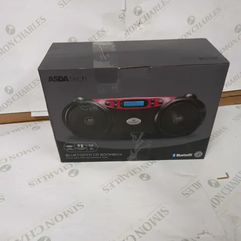 ASDA TECH BLUETOOTH CD BOOMBOX