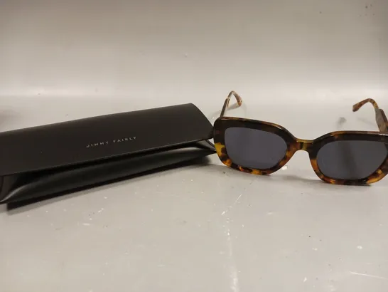 JIMMY FAIRLY TORTOISE SHELL STYLE CATS EYE SUNGLASSES 