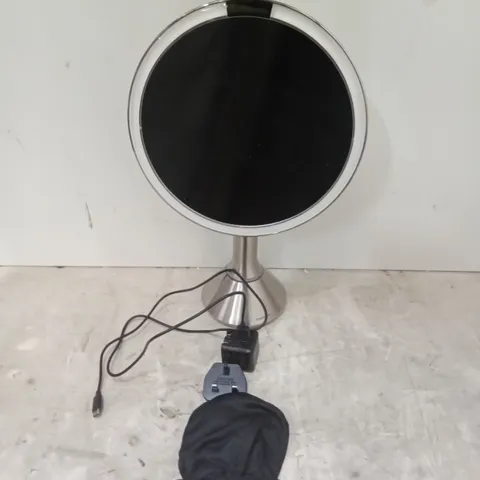 SIMPLE HUMAN LED MIRROR WITH HAND HELD MIRROR