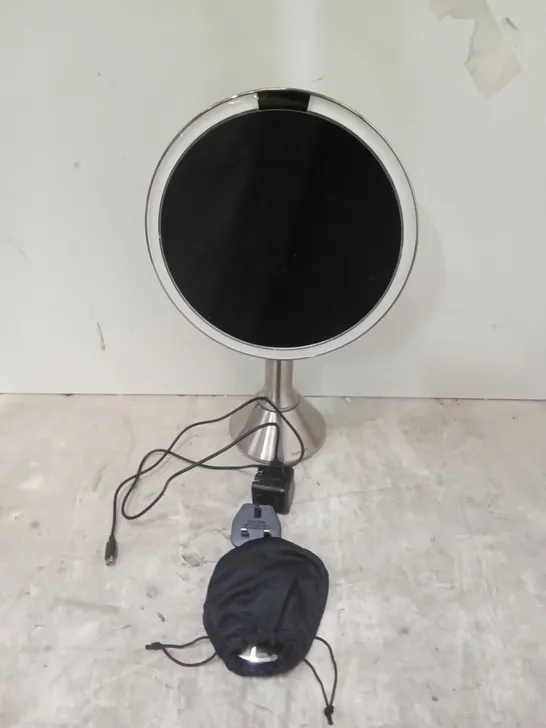 SIMPLE HUMAN LED MIRROR WITH HAND HELD MIRROR