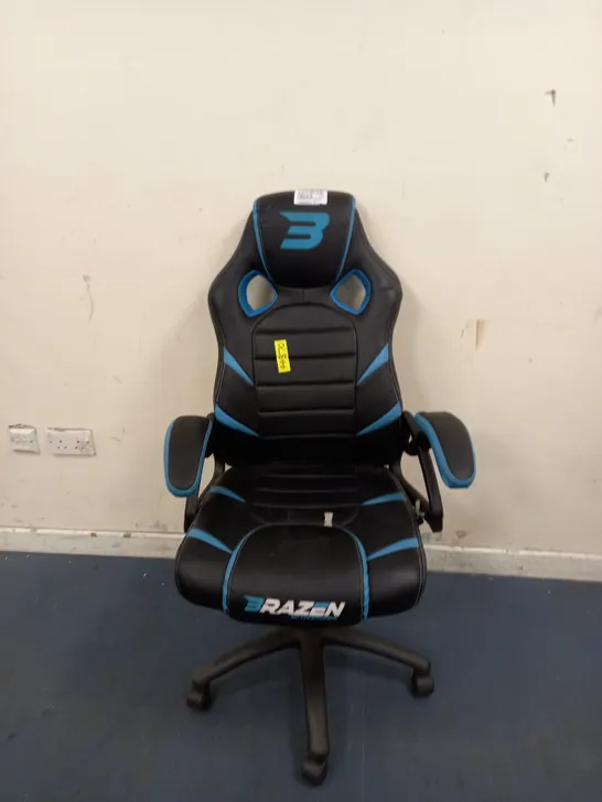 PUMA PC GAMING CHAIR- BLACK AND BLUE COLLECTION ONLY  RRP £129.99