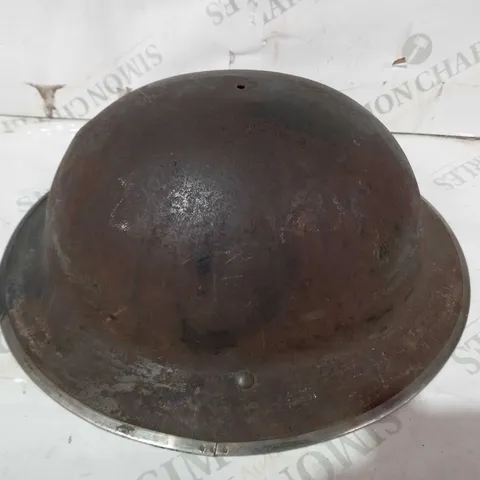 VINTAGE WORLD WAR 2 BRODIE TYPE HELMET