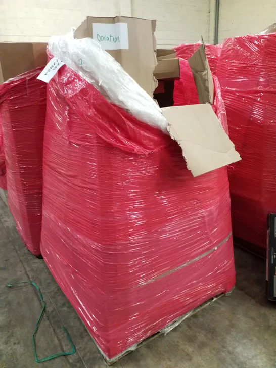 PALLET OF ASSORTED PRODUCTS INCLUDING EV AC CHARGER, ELECTRIC FOOT MASSAGER, FOAM BULLET TOY GUN