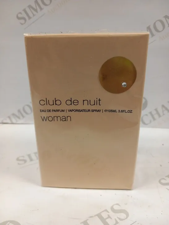 BOXED AND SEALED CLUB DE NUIT EAU DE PARFUM WOMAN 105ML