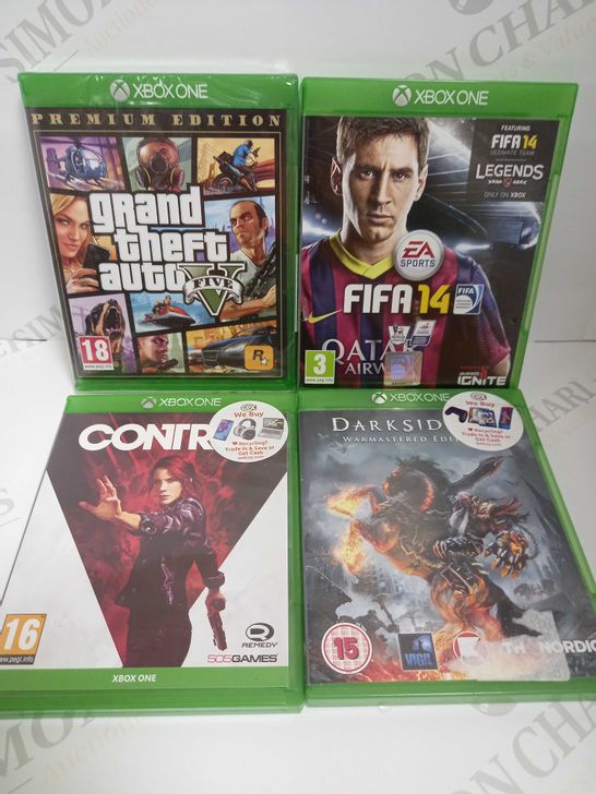 LOT OF 4 XBOX ONE GAMES