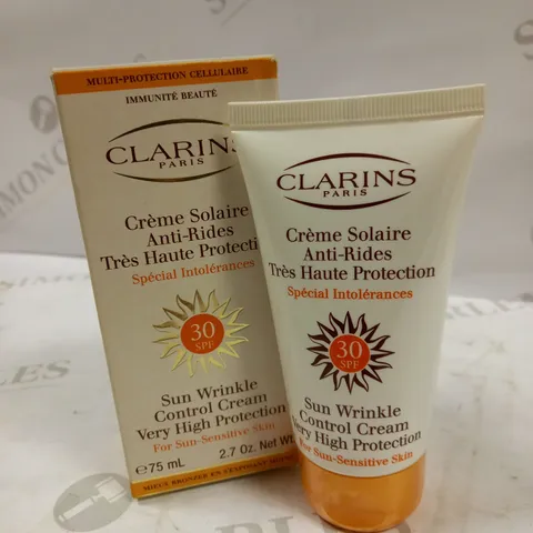 CLARINS PARIS SUN WRINKLE CONTROL CREAM VERY HIGH PROTECTION 30SPF