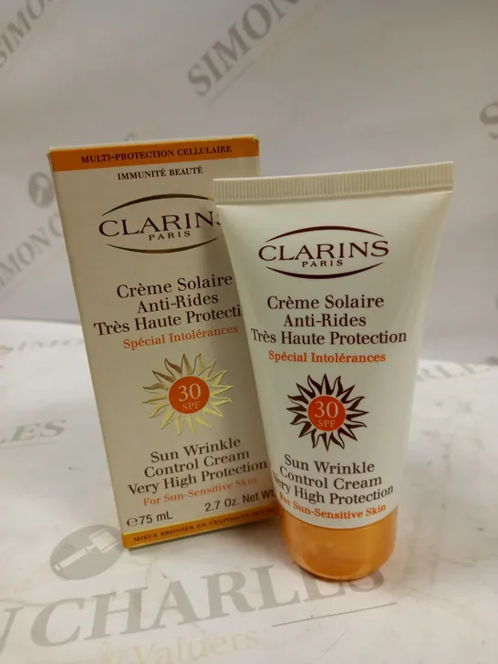 CLARINS PARIS SUN WRINKLE CONTROL CREAM VERY HIGH PROTECTION 30SPF