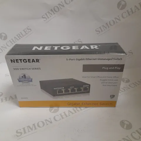 SEALED NETGEAR 300 SERIES GIGABIT ETHERNET SWITCH 