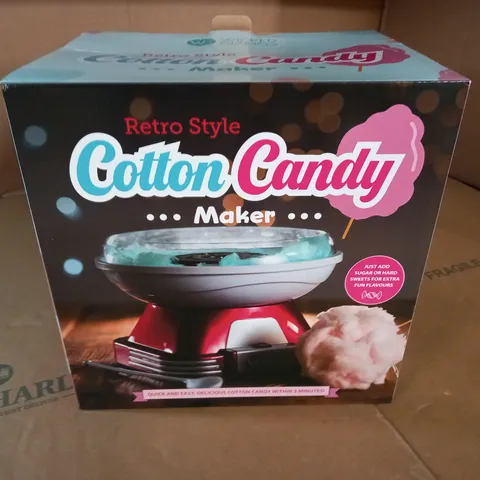 BOXED RETRO STYLE COTTON CANDY MAKER