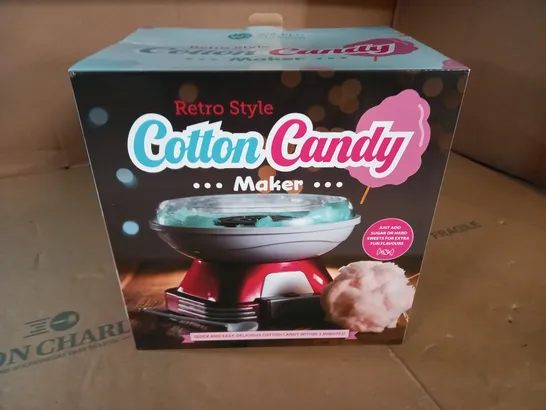 BOXED RETRO STYLE COTTON CANDY MAKER