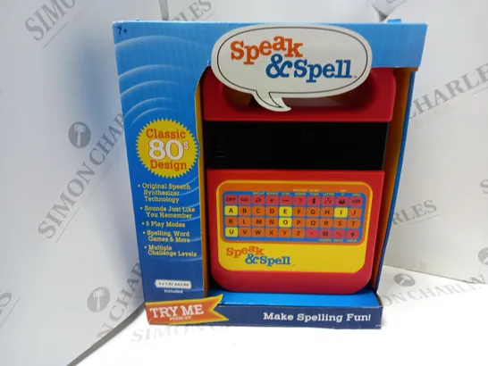 BOXED SPEAK & SPELL