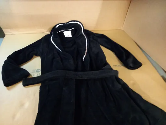 VICTORIAS SECRET BLACK DRESSING GOWN - S/P