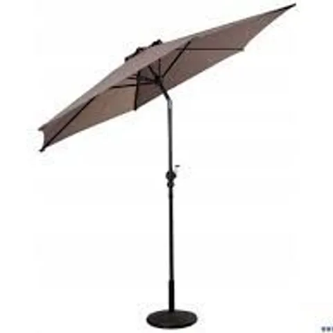 BOXED COSTWAY GARDEN PATIO UMBRELLA FOR BALCONY OR TERRACE 270cm - COFFEE