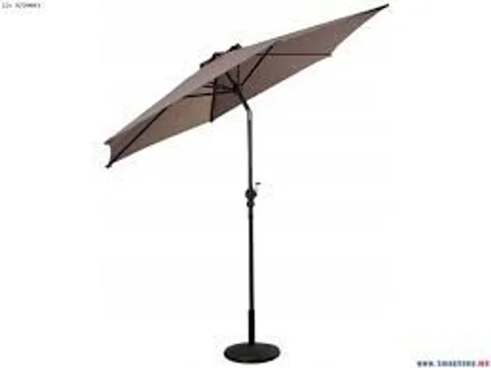 BOXED COSTWAY GARDEN PATIO UMBRELLA FOR BALCONY OR TERRACE 270cm - COFFEE