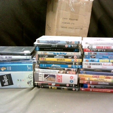 JOB LOT OF ASSORTED DVDS FILMS, MUSIC, STAND UP
