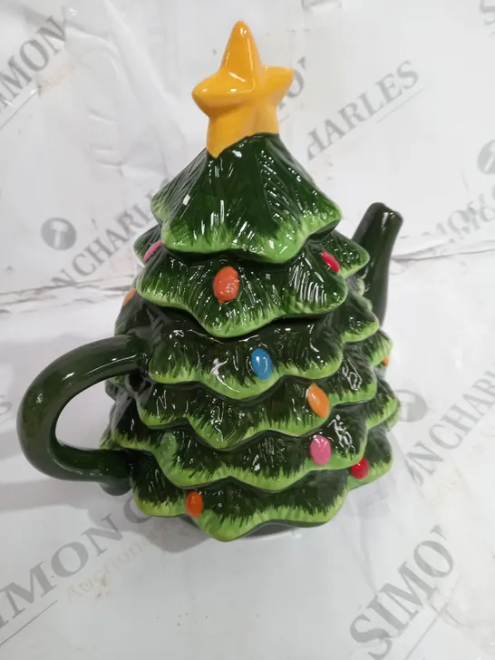 BOXED MR NOST TREE TEAPOT 