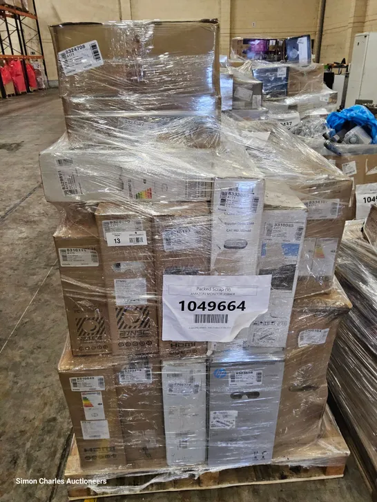 PALLET OF APPROXIMATELY 18 UNPROCESSED RAW RETURN MONITORS TO INCLUDE;