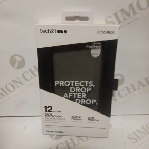 APPROXIMATELY 79 BRAND NEW BOXED TECH 21 EVOCHECK DROP PROTECTION IPHONE XS MAX BLACK