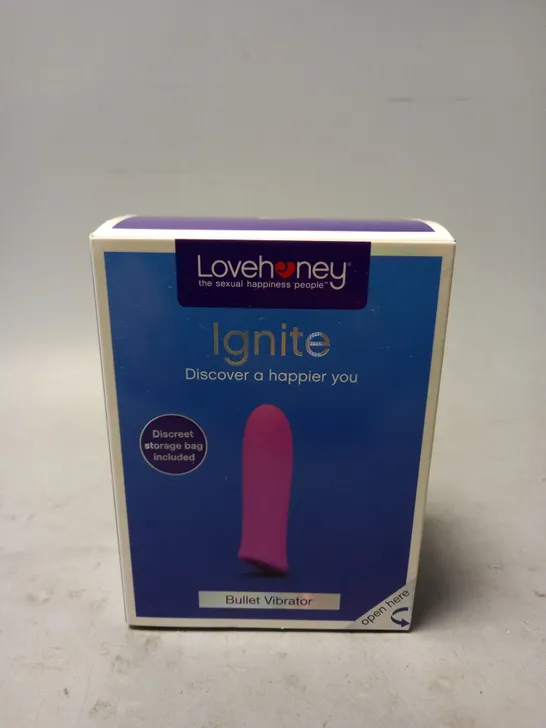 BOXED AND SEALED LOVEHONEY IGNITE BULLET VIBRATOR