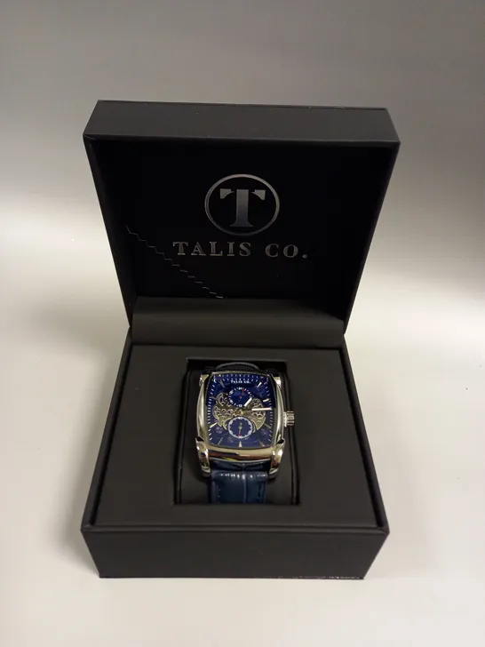 TALIS CO MOON PHASE MOVEMENT SUB DIAL WATCH 