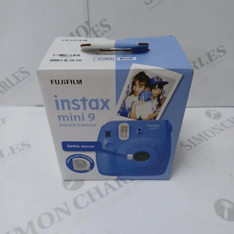 BRAND NEW BOXED FUJIFILM INSTAX MINI 9 INSTANT CAMERA - BLUE