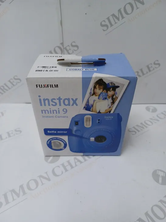 BRAND NEW BOXED FUJIFILM INSTAX MINI 9 INSTANT CAMERA - BLUE