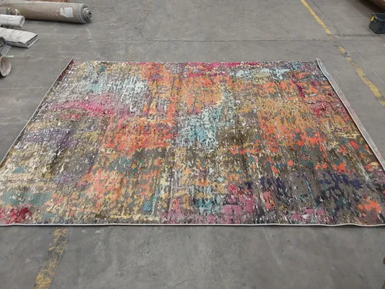 NOURISON CELESTIAL COLLECTION ABSTRACT RUG - MULTICOLOURED // SIZE: 240 X 320cm