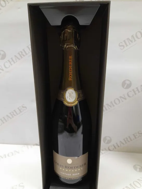 BOXED LOUIS ROEDERER VINTAGE 2009 CHAMPAGNE 750ML