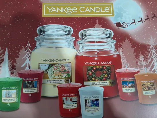 BOXED YANKEE CANDLE SET OF 8 