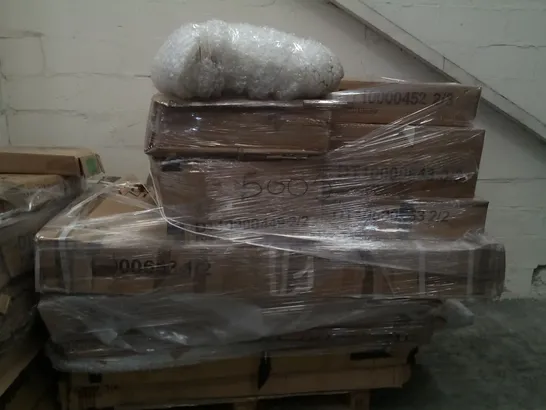 PALLET OF ASSORTED TABLE PARTS