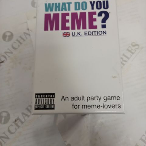 WHAT DO YOU MEAN?ADULT PARTY GAME UK EDITION