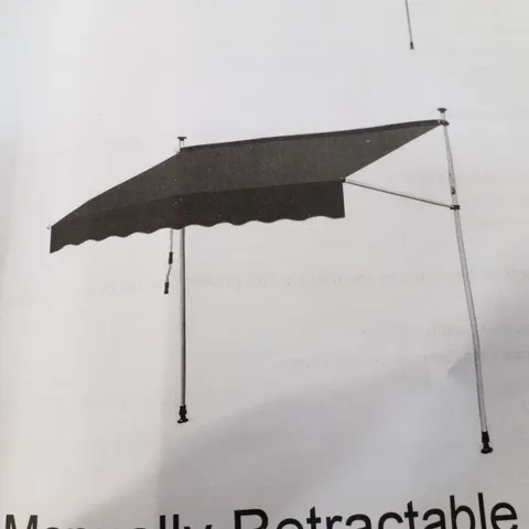 BOXED MANUALLY RETRACTABLE AWNING 