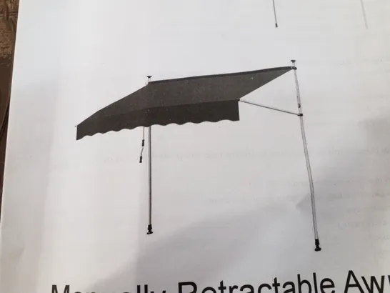 BOXED MANUALLY RETRACTABLE AWNING 